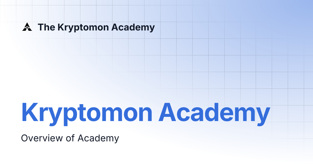 Kryptomon Academy | The Kryptomon Academy